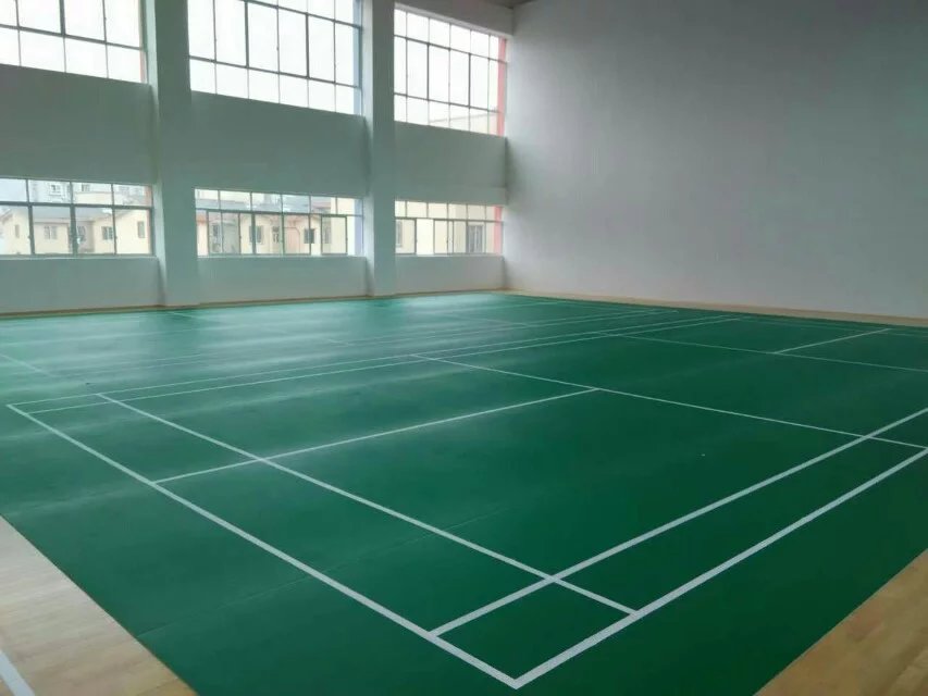 貴州黔南州消防隊運動館木地板鋪設(shè)工程