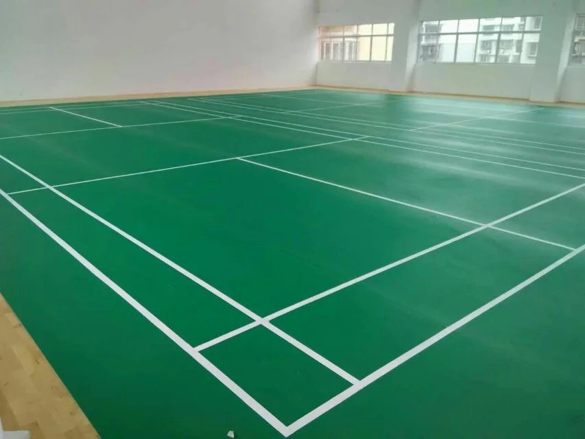 貴州黔南州消防隊運動館木地板鋪設(shè)工程