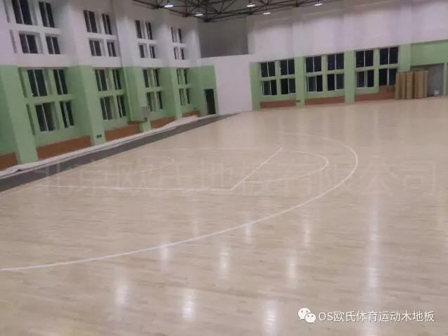 汕頭特殊教育學(xué)?；@球館木地板案例圖7