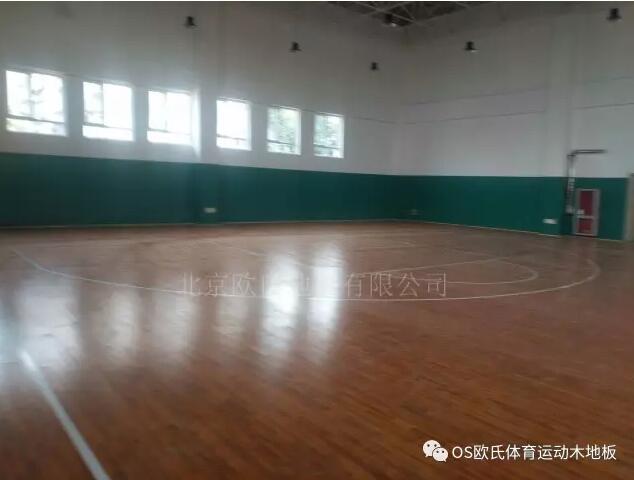 濟南市保利中心教育地塊工程風雨操場體育木地板案例