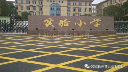 湖南寧鄉(xiāng)縣城南實驗小學(xué)體育館木地板成功案例