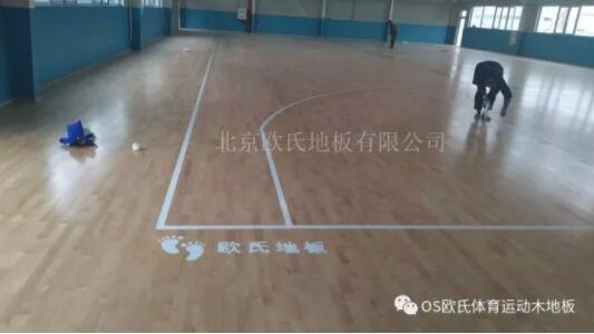 天津長榮科技集團體育館木地板成功案例 天津長榮科技集團體育館木地板成功案例