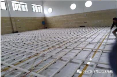  湖南籃球館木地板項(xiàng)目--湖南江永縣人民法院籃球場木地板